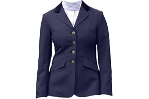 Shires Aston Ladies Show Jacket - Navy Blue