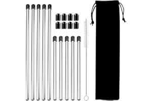 JRZYHI Pack of 10 Dishwasher Insert Compatible with Soda Bottles, Glass Holder for Dishwasher, Dishwasher Insert Bottles, Stainless Steel Bottle Holder for Dishwasher for Standard Dishwashers (8 mm)