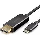 Hadron Type-C to DisplayPort Kablo - 8K 60Hz / 4K 144Hz Destekli, 1.8 Metre, Thunderbolt 3/4 Uyumlu, MacBook, iPad ve Yeni Ne