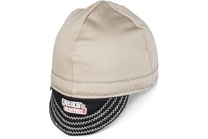 Lincoln Electric Fr Welding Cap-Khaki & Black, L