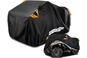 NEVERLAND ATV Quad Funda - Funda para Moto Exterior Protección 210D Oxford Moto Grande Impermeable contra el Polvo a Prueba UV Reflectante XL 210x120x115CM