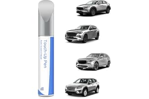 51K vit rodiumpläterad metallic färgpenna för Mazda, exakt korrespondens för flis och repor