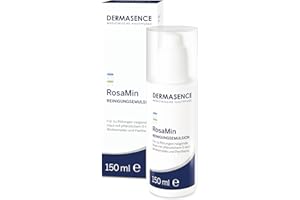 ‎DERMASENCE DERMASENCE RosaMin Reinigungsemulsion, 150 ml – Milde Gesichtsreinigung bei Rötungen, parfümfrei, seifenfrei, ideal bei empfindlicher Haut und Rosacea, Make-up-Entferner, feuchtigkeitsspendend, vegan