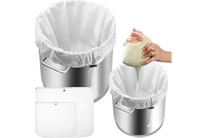 Dimeho 2Pack Brew Bag, Extra Large Straining Bag for Homebrewing Reusable Filter Bags Fine Mesh Bag for Fruit Grape Wine Drawstring Straining Brew in a Bag(18 × 16 inches/26 × 22 inches)