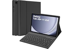 GAOJIE Coque Clavier pour Samsung Galaxy Tab A9+ 2023 11 Pouces, AZERTY Français, Étui Clavier Magnétique Bluetooth sans Fil Compatible avec Samsung Galaxy SM-X210/X216/X218(Noir)