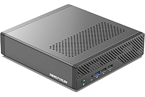 MINISFORUM MS-01 Mini Workstation, Intel Core i9-13900H, 64GB DDR5, 2TB SSD, vPro, 2x 10Gbps SFP+, 2x 2,5G RJ45, 2x USB4, HDMI, PCIe 4.0 x16, 3x M.2/U.2 SSD