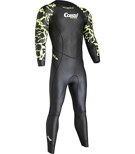 Muta Stagna Roan Tg S Salvimar Muta Caribe 3mm, Per Immersioni Acque Calde, Snorkeling, Nuoto, Neoprene Q-FOAM Muta Snorkeling Acque Calde