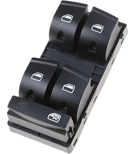 Interruttore Alzacristallo Elettrico ADWS015 Compatibile Con Audi A6 (C6) 2005-2011 E Q7 (4L) 2007-2015