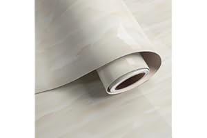 VaryPaper Papel Pintado Marmol Beige 40cmx200cm Papel de Parede Vinilo Adhesivo Muebles Marmol Papel Para Forrar Muebles Adhesivo Papel Adhesivo Para Encimera Cocina Baño Armario Papel Tapiz Paredes