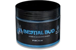 BESTIAL BUD POWER & ENERGY BUDS BESTIAL BUD 250g - El fertilizante P-54 K-34 PK para tu cosecha más concentrado del mercado 50g / 250g / 500g / 1000g …