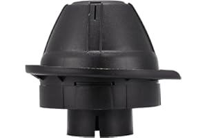 JSCARLIFE Luft-Schnorchelkopf, Auto-Lufteinlassfilter, Lufteinlassreiniger, Pilzkopf, Luft, Ram-Kopf, Auto-Watschlauch, wasserdicht, staubdicht, Abdeckung für Geländewagen, Traktor, Excava (7,6 cm)