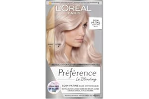L'OREAL PARIS L'Oréal Paris - Soin Patine Post-Décoloration - Neutralise les Reflets Jaunes & Nourrit les Cheveux - Préférence - Teinte : 02 Blond Irisé
