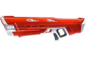 SPYRA - SpyraThree WaterBlaster - Electric & Automated Premium Water Gun with The Switch - Decide Between 3 Epic Game Modes (RED)