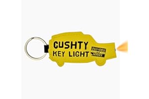 HOX Only Fools And Horses Del Boy's Van LED Keychain Keyring Torch Light, Yellow