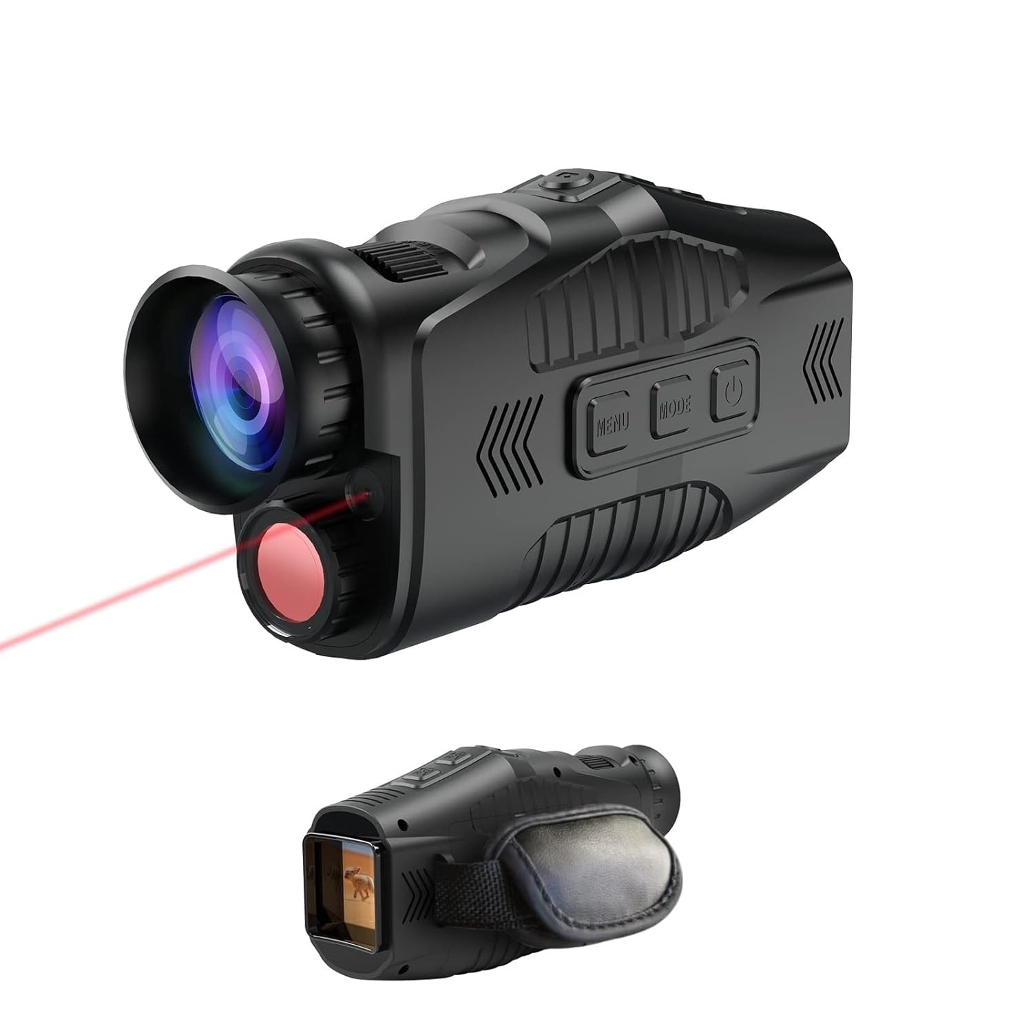 CALMORA JStoon Digital Night Vision Monocular with Infrared Illuminator & Video Recording, 984ft Distance, 1080P Night Vision Goggles Binoculars for Hunting, Camping, Surveillance with 32 GB SD Card