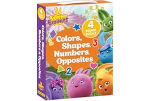 Sunny Bunnies: Colors, Shapes, Numbers & Opposites: 4 Board Books (Us Edition)