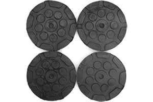 BTMIEY 4 x universelle runde Gummi-Armpolster für Wagenheber, Durchmesser 120 mm Dicke, 25 mm