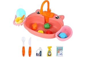 Sparklenut Vogel Badewanne, Vogel Dusche, Papagei Badewanne, Bird Schwimmbad Bad Dusche mit Wasserhahn und Pool, Vogelbadewanne für Käfig (Rosa Schweinchen)