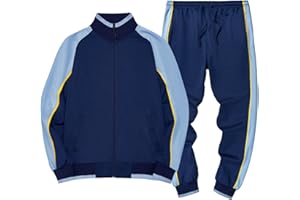 amropi Survêtement Homme Ensemble Veste Sweat et Pantalon Jogging Combinaison de Sport