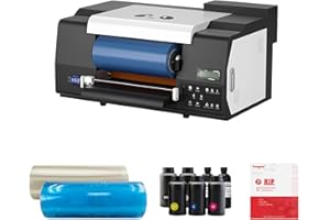 Procolored VF13Pro 2-In-1 Uv Dtf Sticker Printer With Dual Xp600 Printhead For UV DTF Cup Wraps Glass Metal Wood Tumbler Plastic Etc，Adhesive Printing For Custom Personalized Sticker (uv dtf printer)