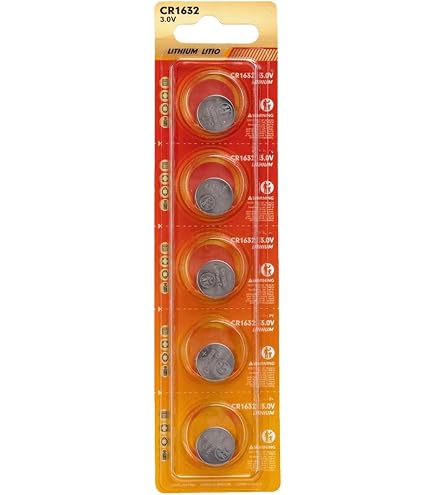 10 Pack CR1632 3V Lithium Batteries By PKCELL - Factory Fresh, Expires 2030