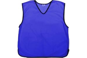 Sterling Sports 5 X Training Bibs Sports Mesh Football Bibs Adult - Quick Dry Football Training Equipment For Soccer, Rugby, Basketball & Cricket