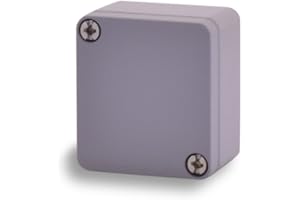 ‎BOXEXPERT BOXEXPERT Aluminium Industriegehäuse, 50x45x30mm, IP66, pulverbeschichtet, grau, Wandgehäuse, Installationsgehäuse, Leergehäuse, Druckgussgehäuse, Gehäuse der Serie Alster