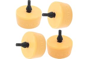 AMAZLEER 4 Anschlagpuffer Federung Blattfeder, Anschlagpuffer Federung für Caddy 2K, Gummipuffer für Hintere Blattfeder Blattgummi Hinterachse Feder Für Caddy 3 2004-2015, 2K0511155A (4)