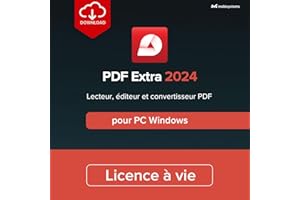 MOBISYSTEMS INC. PDF Extra 2024 | Lecteur et éditeur PDF complet | Création, conversion, commentaires, remplissage et signature de PDF | Licence définitive | 1 ordinateur Windows | 1 utilisateur [Code en ligne PC]