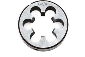 FUBESK Matrices de filetage à filetage à la machine à droite - Acier rapide HSS 1/8 1/4 3/8 1/2 3/4