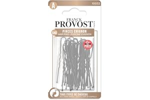 FRANCK PROVOST - Set di 40 fermagli per capelli - ideali per chignon - marrone