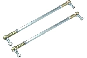 X AUTOHAUX 2pcs M8 240mm Steering Tie Rod for 50cc 70cc 90cc 110cc 125cc ATV