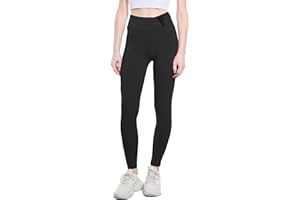 TMK Donna Leggings Lunga Vita Alta Elasticizzata Pantalone da Sport, Gym, Ginnastica (cod. 90037)