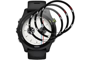 Beukei 3 Stück Panzer Schutz Glas für Garmin Forerunner 255/255 music, Panzer Glasfolie,[9H Härte][Fingerabdruck-ID-Kompatibel][HD Klare][Anti-Kratzen] Temperglas