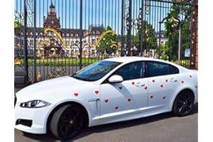 ‎SMAGNON AUSWAHLANGEBOT Magnetherzen Magnetherz Hochzeits Schuck Valentinstag Magnetische Herzen in Rot Weiß Matt - Glänzend Schwarz selbstklebend (25 Stück, Rot)