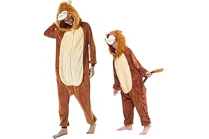 Elfin-Lore Enfant Pyjamas Flanelle Costume Animal À Capuche Chaud Vêtements De Nuit Combinaison Onesie Filles Garçons Mignon