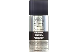‎WINSOR & NEWTON Winsor & Newton 3034981 Ölmalmittel, Professional Firnis Mat, 150 ml Spray, hochwertiger UV beständiger matter Künstlerfirnis