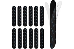 PEAPIN 12 PCS Rug Gripper & Anti Slip Pads Double Sided Carpet Tape, Anti Slip Mat Grippers Stop Mat, Rug Grippers for Laminate Floor, Rug Tape Rubber Matting for all types and Sizes of Rugs