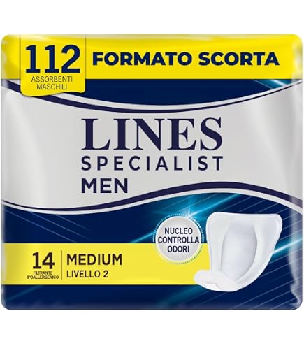 Tena Men Livello 1 Assorbenti per Perdite da Uomo 12 Pezzi