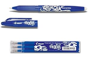 ‎PILOT Pilot Pen 1 Frixion Ball blau + 3er-Set Mine Office Set