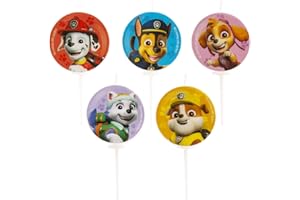 dekora - Świeczki urodzinowe Paw Patrol, 5 sztuk, 3 cm, świeczki do dekoracji tortów urodzinowych, idealne dla dzieci