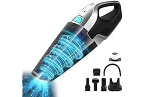 Cecotec Aspirador de Mano Conga Immortal ExtremeSuction 11,1 V Hand. Aspira sólidos y liquidos,Ligero y sin Bolsas, Tiempo de autonomía 20 Minutos, 11,1 V, Tecnología ciclónica