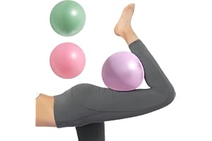 yolzhxe 3 st Pilates boll, 25 cm antislidig yogaboll liten
