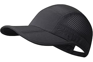 GADIEMKENSD Folding Outdoor Hat UPF 50+ Sun Protection Mesh Sport Hat
