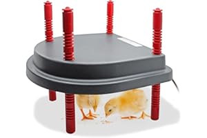 Taixinpower Chick Brooder Kit Heat Plate, Replacement Heat Lamp for Chiken Coop,Adjustment Height for 15-20 Chickens/Ducks Warmer (Without Cover)