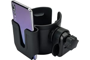 ‎ALTABEBE Altabebe (AL1016) Getränkehalter für Kinderwagen, Buggy, Zubehör, Universal Becherhalter Kinderwagen, Kaffeehalter, Kinderwagen, Rollator, Fahrrad, Cup Holder für ABC Design, Cybex, Hauck, Joie