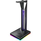 ASUS ROG Throne Qi with Wireless Charging, 7.1 Surround Sound, Dual USB 3.1 Ports and Aura Sync, Black