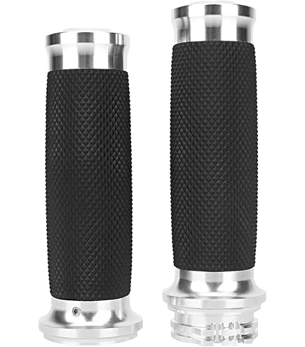 Poignées De Guidon Noires 1,25 Pouces - Pour Harley Tour Glide, Wide Glide, Sportster 883