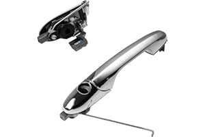 YAOPEI Manopola-Maniglia Dx per Fiat 500 Cromato Esterno Maniglia Porta Fiat 500 Abarth 500 595 695 Fuorigioco Destro Lato Guidatore 735592012