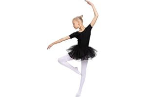 OVISSA Solid Girls Ballet Tights Plain 40 DEN Soft Stretch Strong for Kids Girls 4 SIZES & 3 COLORS White Nude Black